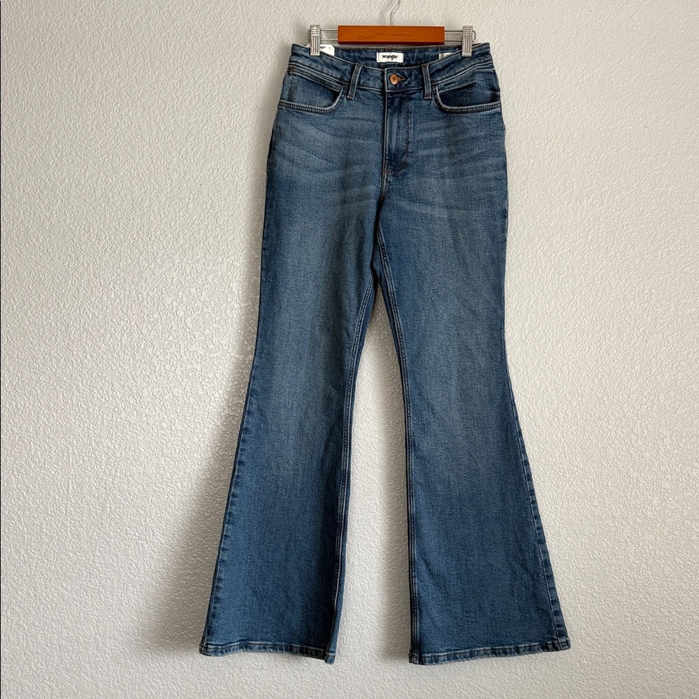 Wrangler Medium Blue Flare Jeans